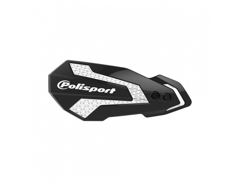 Handguard POLISPORT MX FLOW 8308200045 with mounting system black/white Handguard POLISPORT MX FLOW 8308200045 with mounting system black/white
