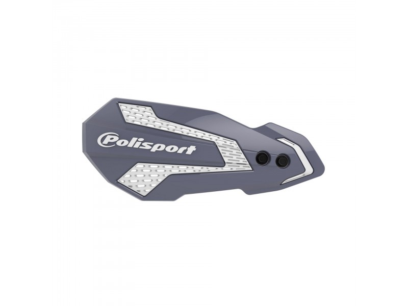 Handguard POLISPORT MX FLOW 8308200047 Grey/White with mounting system Handguard POLISPORT MX FLOW 8308200047 Grey/White with mounting system