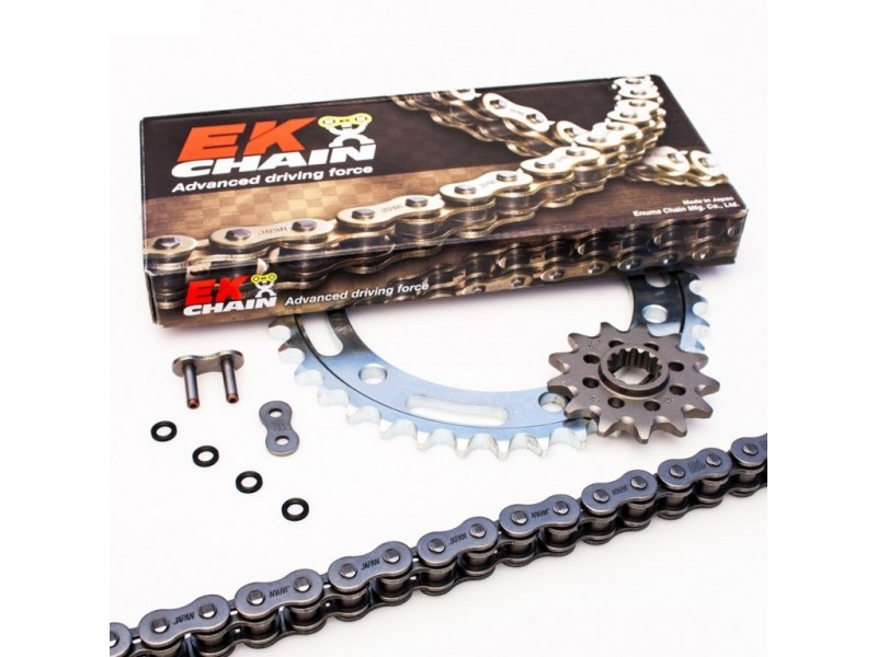 Chain kit EK PREMIUM EK + JT with gold ZVX3 chain -absolute TOP quality Chain kit EK PREMIUM EK + JT with gold ZVX3 chain -absolute TOP quality