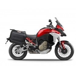 Complete set of 36L / 47L SHAD TERRA BLACK aluminum side cases, including mounting kit SHAD Ducati Multistrada 1200 V4 Complete set of 36L / 47L SHAD TERRA BLACK aluminum side cases, including mounting kit SHAD Ducati Multistrada 1200 V4