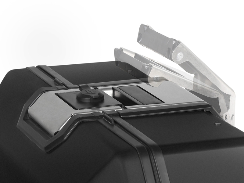 Complete set of 36L / 47L SHAD TERRA BLACK aluminum side cases, including mounting kit SHAD Ducati Multistrada 1200 V4