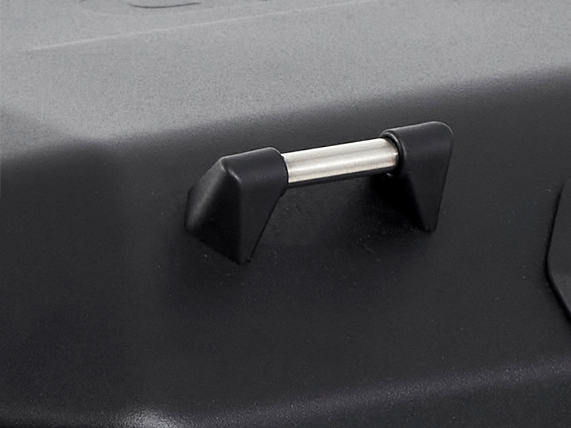 Complete set of 36L / 47L SHAD TERRA BLACK aluminum side cases, including mounting kit SHAD Ducati Multistrada 1200 V4