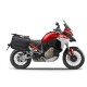 Complete set of 36L / 47L SHAD TERRA BLACK aluminum side cases, including mounting kit SHAD Ducati Multistrada 1200 V4