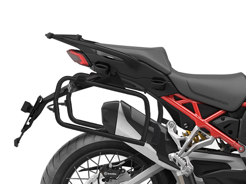 Set complet de cutii laterale de aluminiu, SHAD TERRA, 36L / 47L, incluzand kit de montaj SHAD Ducati Multistrada 1200 V4