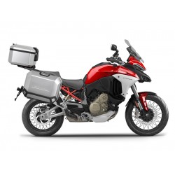 Set complet de cutii de aluminiu SHAD TERRA, 48L cutie centrala  si  47L / 47L cutii laterale, incluzand kit montaj si placa SHAD Ducati Multistrada 1200 V4 Set complet de cutii de aluminiu SHAD TERRA, 48L cutie centrala  si  47L / 47L cutii laterale, incluzand kit montaj si placa SHAD Ducati Multistrada 1200 V4