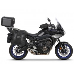 Complete set of SHAD TERRA TR40 adventure saddlebags and SHAD TERRA BLACK aluminium 48L topcase, including mounting kit SHAD YAMAHA MT-09 Tracer / Tracer 900 Complete set of SHAD TERRA TR40 adventure saddlebags and SHAD TERRA BLACK aluminium 48L topcase, including mounting kit SHAD YAMAHA MT-09 Tracer / Tracer 900
