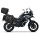 Complete set of SHAD TERRA TR40 adventure saddlebags and SHAD TERRA BLACK aluminium 48L topcase, including mounting kit SHAD Voge 650DS / 650DSX