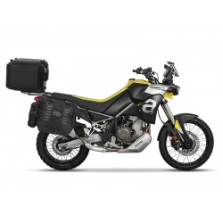 Complete set of SHAD TERRA TR40 adventure saddlebags and SHAD TERRA BLACK aluminium 48L topcase, including mounting kit SHAD Aprilia Tuareg 660 Complete set of SHAD TERRA TR40 adventure saddlebags and SHAD TERRA BLACK aluminium 48L topcase, including mounting kit SHAD Aprilia Tuareg 660