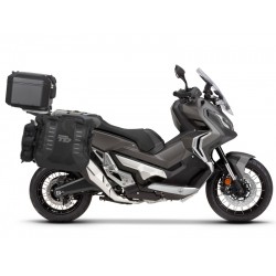 Complete set of SHAD TERRA TR40 adventure saddlebags and SHAD TERRA BLACK aluminium 55L topcase, including mounting kit SHAD HONDA X-ADV 750 Complete set of SHAD TERRA TR40 adventure saddlebags and SHAD TERRA BLACK aluminium 55L topcase, including mounting kit SHAD HONDA X-ADV 750