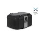 Complete set of SHAD TERRA TR40 adventure saddlebags and SHAD TERRA BLACK aluminium 55L topcase, including mounting kit SHAD Zontes ZT310-T/ T2-310