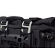 Complete set of SHAD TERRA TR40 adventure saddlebags and SHAD TERRA BLACK aluminium 55L topcase, including mounting kit SHAD Moto Morini X-Cape 649