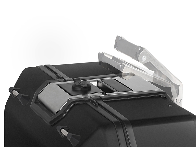 Complete set of SHAD TERRA TR40 adventure saddlebags and SHAD TERRA BLACK aluminium 55L topcase, including mounting kit SHAD Moto Morini X-Cape 649