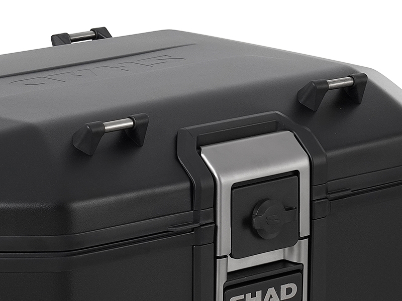 Complete set of SHAD TERRA TR40 adventure saddlebags and SHAD TERRA BLACK aluminium 55L topcase, including mounting kit SHAD Moto Morini X-Cape 649