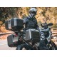 Complete set of SHAD TERRA TR40 adventure saddlebags and SHAD TERRA BLACK aluminium 55L topcase, including mounting kit SHAD CF Moto 800MT