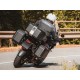 Complete set of SHAD TERRA TR40 adventure saddlebags and SHAD TERRA BLACK aluminium 55L topcase, including mounting kit SHAD CF Moto 800MT