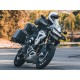 Complete set of SHAD TERRA TR40 adventure saddlebags and SHAD TERRA BLACK aluminium 55L topcase, including mounting kit SHAD CF Moto 800MT