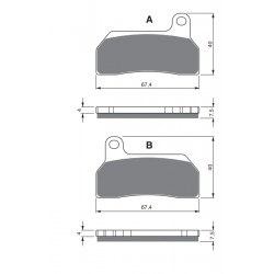 Placute de frana GOLDFREN 259 K5 Placute de frana GOLDFREN 259 K5