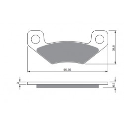 Placute de frana GOLDFREN 315 K5 Placute de frana GOLDFREN 315 K5