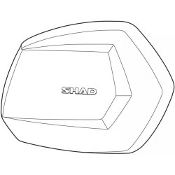 Spare part SC lid SHAD D1B35TRR dreapta ALU Spare part SC lid SHAD D1B35TRR dreapta ALU