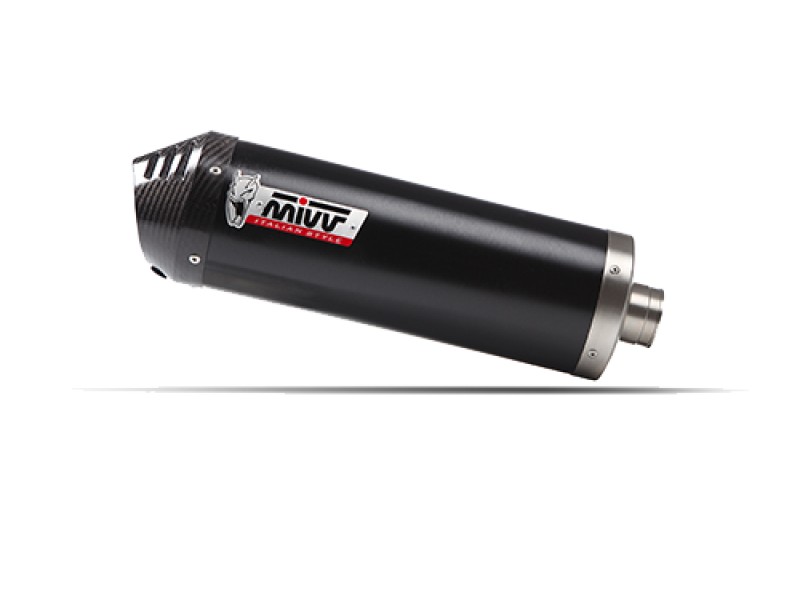 Evacuare MIVV OVAL Y.073.LVC Black stainless steel / carbon cap Evacuare MIVV OVAL Y.073.LVC Black stainless steel / carbon cap