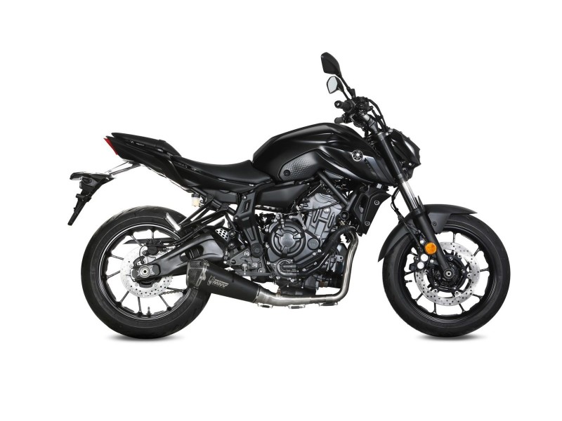 Sistem de evacuare complet 2x1 MIVV DELTA RACE Y.074.LDRB Black Stainless Steel