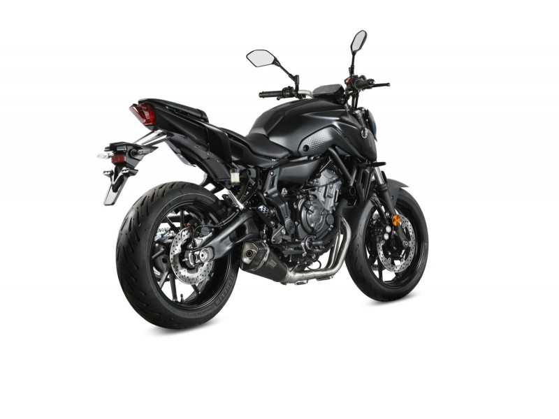 Sistem de evacuare complet 2x1 MIVV DELTA RACE Y.074.LDRB Black Stainless Steel