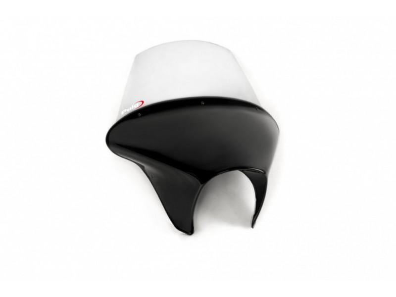 Windscreen PUIG BATWING SML TOURING 21070W transparent with matt black housing