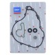 Water pump gasket kit ATHENA P400270475022 with bearings