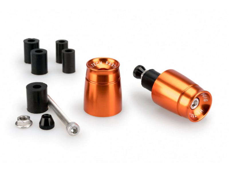 Bar ends PUIG SPORT 21011T portocaliu UNIVERSAL M6 13-18mm.