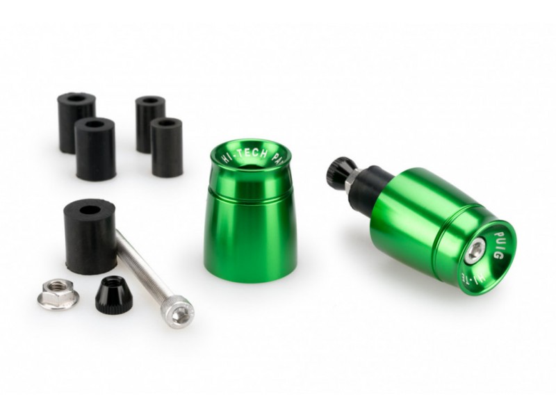Bar ends PUIG SPORT 21011V verde UNIVERSAL M6 13-18mm.