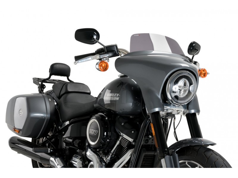 Windscreen PUIG HIGH-ROAD SPORT 21340F dark smoke Windscreen PUIG HIGH-ROAD SPORT 21340F dark smoke