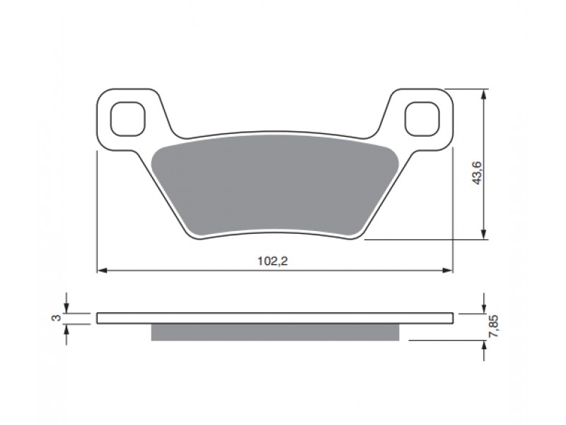 Placute de frana GOLDFREN 316 S33 STREET FRONT Placute de frana GOLDFREN 316 S33 STREET FRONT