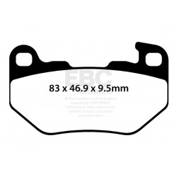 Placute de frana EBC FA760 Placute de frana EBC FA760
