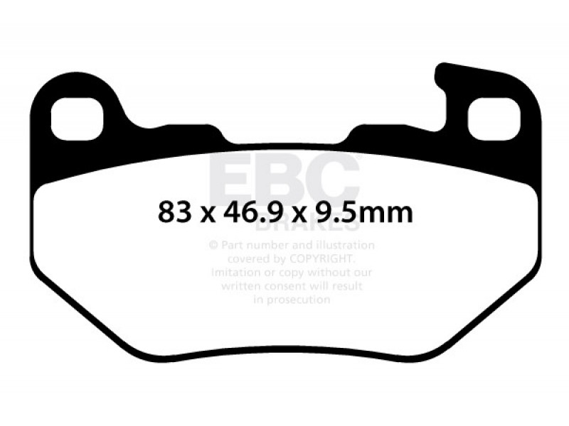 Placute de frana EBC FA760 Placute de frana EBC FA760
