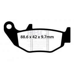Placute de frana EBC SFA754 Placute de frana EBC SFA754