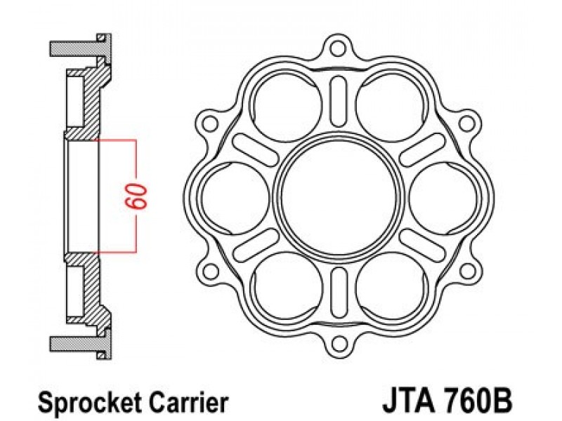 Cutie transport pinion JT JTA 760B