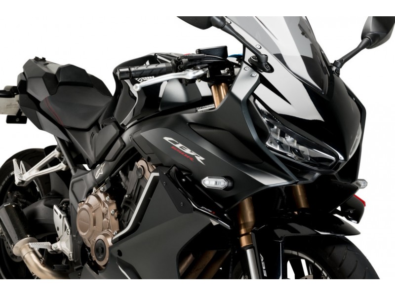 Side spoilers PUIG DOWNFORCE 21333N Negru