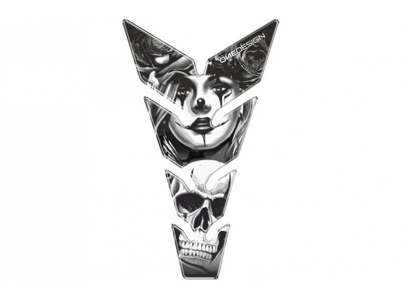 Tank pad PUIG SKULL & POKER 21435N Negru Tank pad PUIG SKULL & POKER 21435N Negru