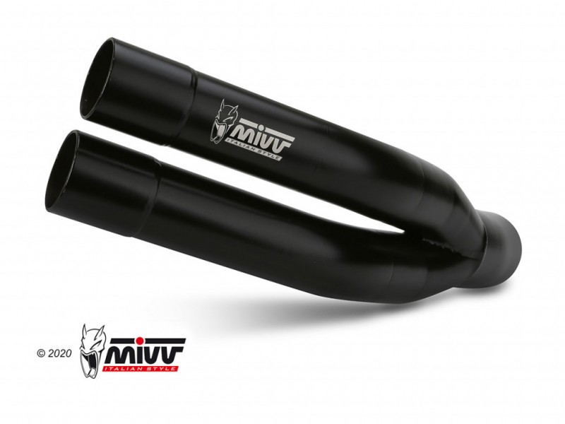 Evacuare MIVV DOUBLE GUN H.041.LDGB Inox black Evacuare MIVV DOUBLE GUN H.041.LDGB Inox black