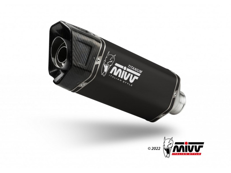 Sistem de evacuare complet 2x1 MIVV SR-1 Y.073.LR1TB Black Titanium Sistem de evacuare complet 2x1 MIVV SR-1 Y.073.LR1TB Black Titanium