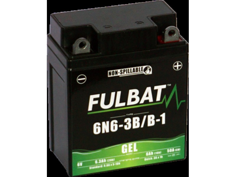 Baterie cu gel FULBAT 6N6-3B/B-1 GEL Baterie cu gel FULBAT 6N6-3B/B-1 GEL