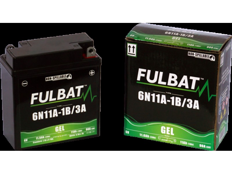 Baterie cu gel FULBAT 6N11A-1B/3A GEL Baterie cu gel FULBAT 6N11A-1B/3A GEL