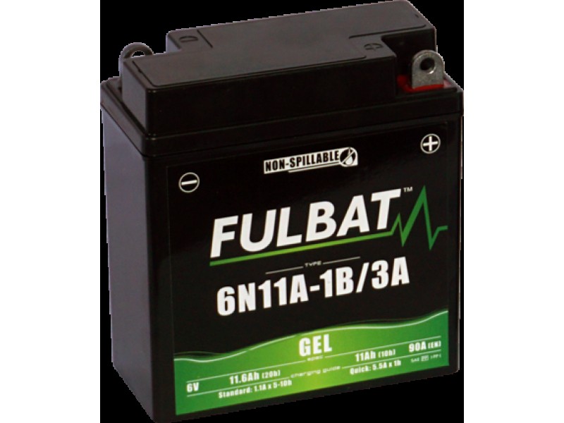 Baterie cu gel FULBAT 6N11A-1B/3A GEL Baterie cu gel FULBAT 6N11A-1B/3A GEL