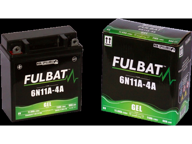 Baterie cu gel FULBAT 6N11A-4A GEL Baterie cu gel FULBAT 6N11A-4A GEL
