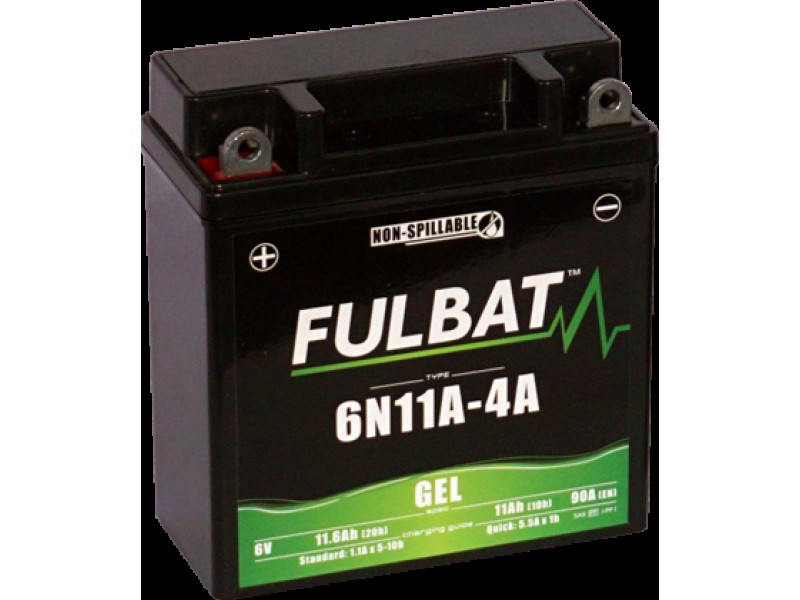 Baterie cu gel FULBAT 6N11A-4A GEL Baterie cu gel FULBAT 6N11A-4A GEL
