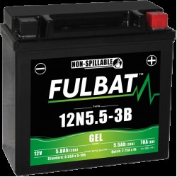 Baterie cu gel FULBAT 12N5.5-3B GEL Baterie cu gel FULBAT 12N5.5-3B GEL