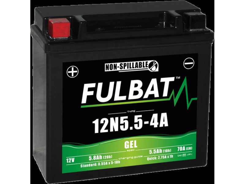Baterie cu gel FULBAT 12N5.5-4A GEL Baterie cu gel FULBAT 12N5.5-4A GEL