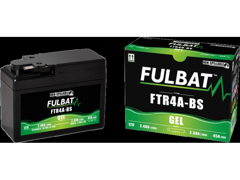Baterie cu gel FULBAT FTR4A-BS GEL Baterie cu gel FULBAT FTR4A-BS GEL