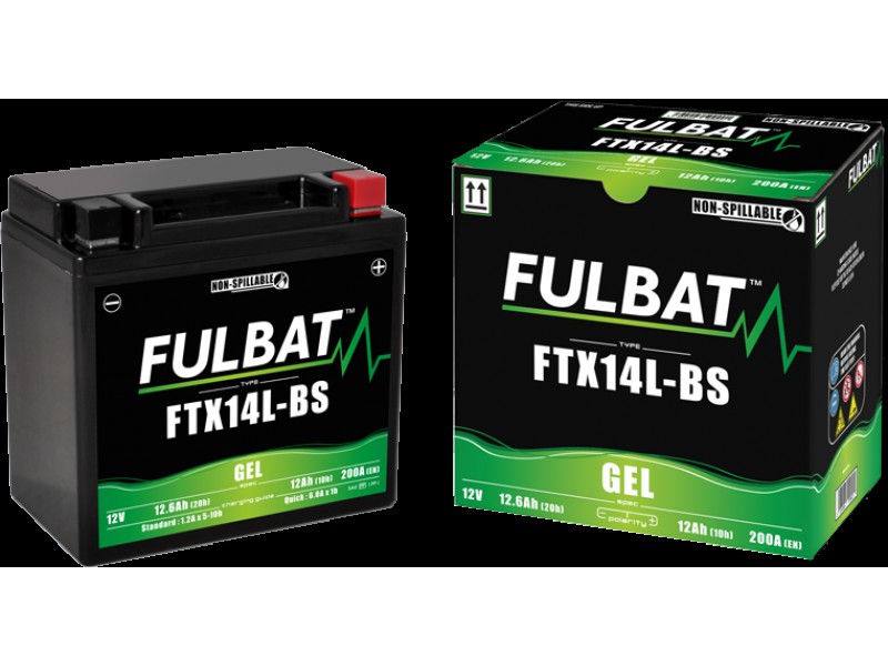 Baterie cu gel FULBAT FTX14L-BS GEL Baterie cu gel FULBAT FTX14L-BS GEL