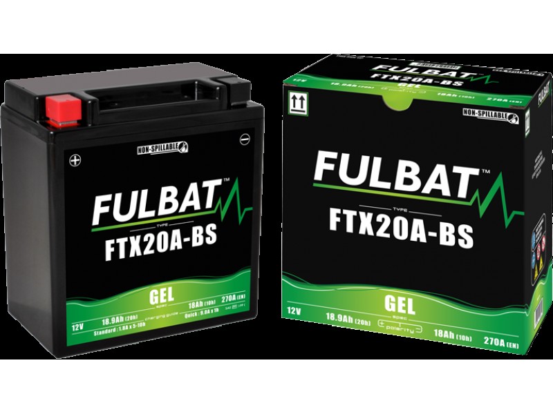 Baterie cu gel FULBAT FTX20-BS GEL Baterie cu gel FULBAT FTX20-BS GEL